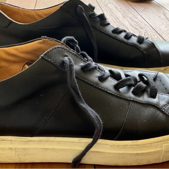 Greats Italy-made Black Leather Men's Sneakers - Picture 5 of 8